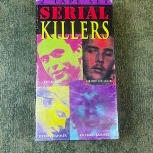 Serial Killers 2 Tape Set VHS Documentary Crime True Crime Ted Bundy Dahmer